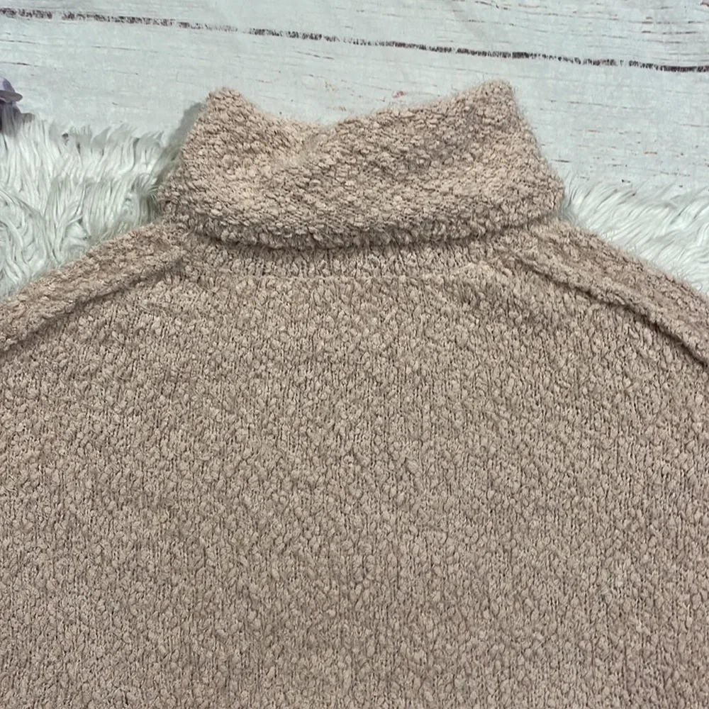 Young Fabulous & Broke Lorena Eyelash Pale Pink Oversized Sweater